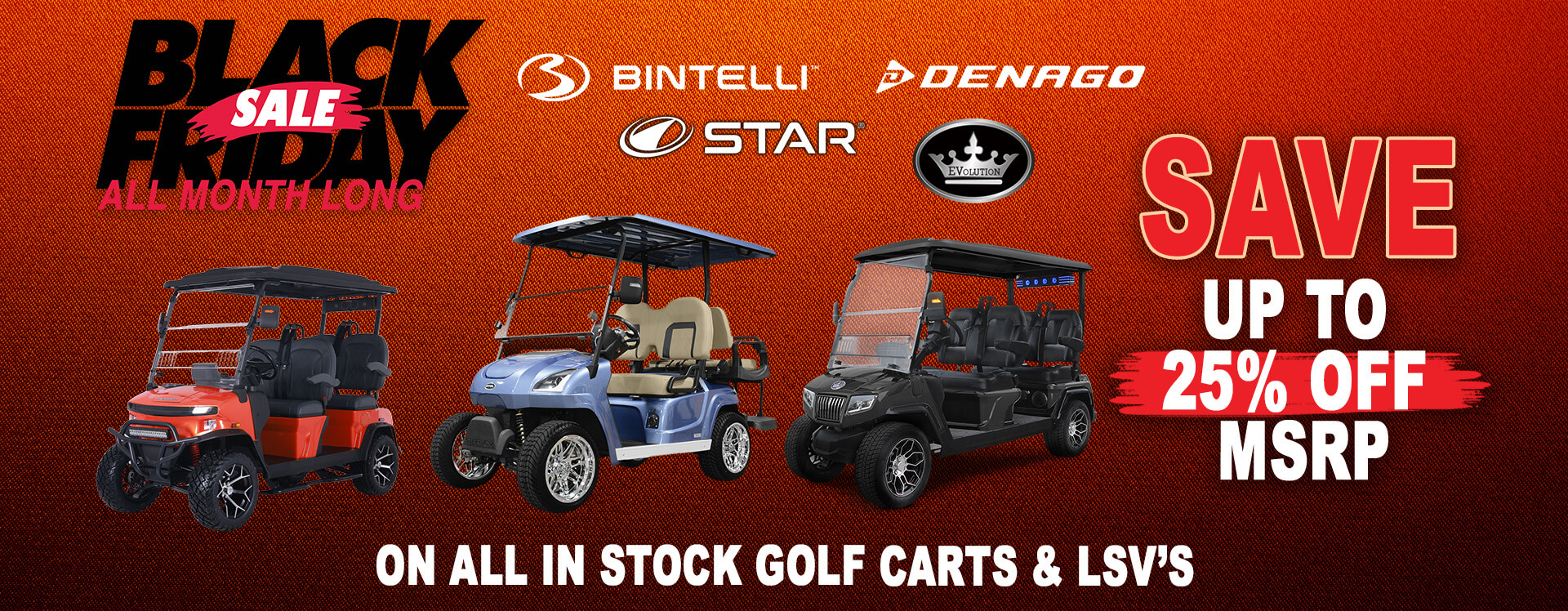 DW POWERSPORTS NOV GOLF CARTS LSV